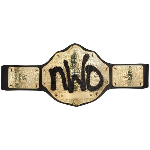 Big Gold New World Order Wrestling Championship Replica Belt