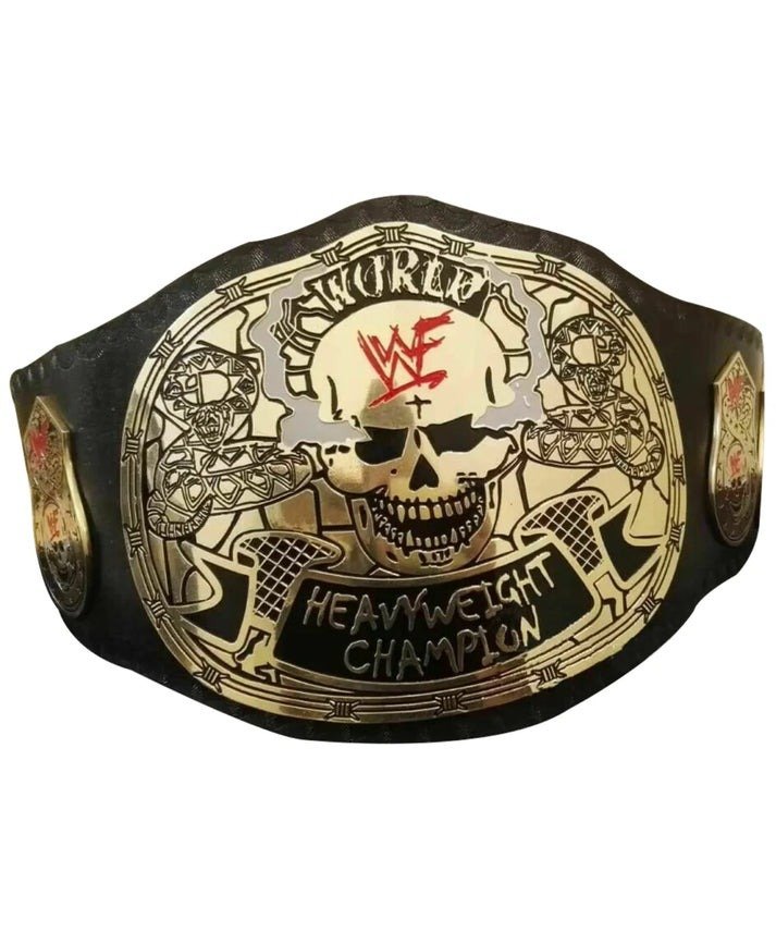 WWF Stone Cold Wrestling Championship 4mm Smoking Skull Belt