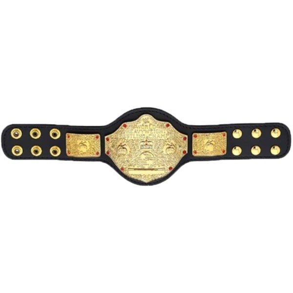 BIG GOLD WORLD HEAVYWEIGHT WRESTLING CHAMPIONSHIP WWE MINI REPLICA TITLE BELT